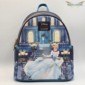 Loungefly Disney Cinderella Castle Steps Mini Backpack New